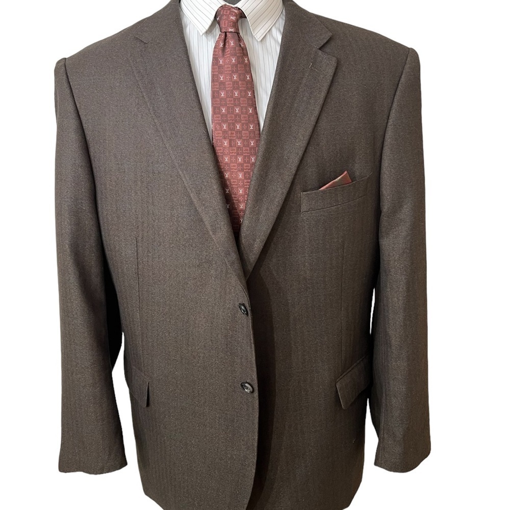 LINEA UOMO MENS DRESS BLAZER HANDSOMELY FITTED WHEN ON FEELS LIKE CASHM☑️ - Picture 4 of 10